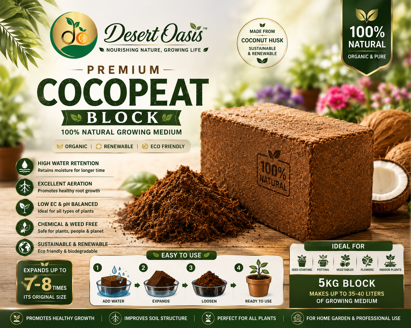 Cocopeat Block
